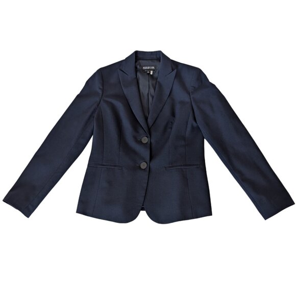 JONES NEW YORK Navy Blazer/Jacket Stretch Women's Size 6 - Picture 1 of 11